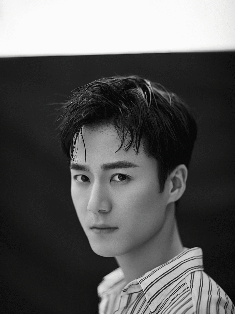 茅子俊最新黑白时尚写真图片