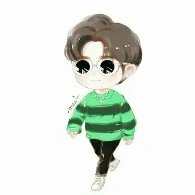 蔡徐坤高清头像动漫高清帅气的蔡徐坤手绘动漫q版头像图片