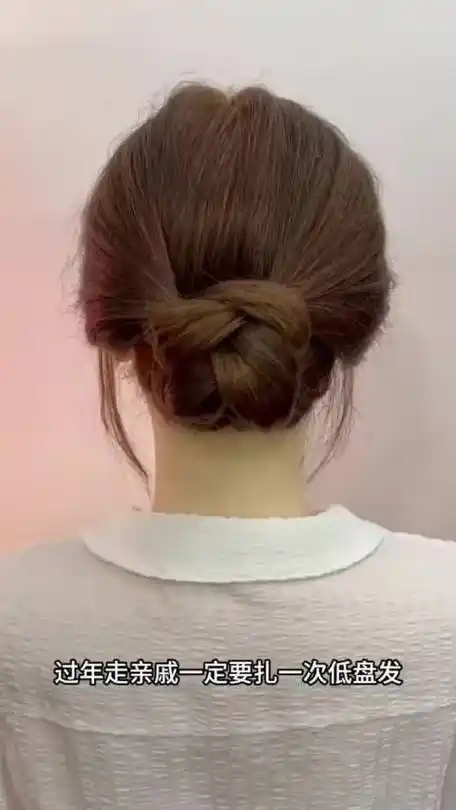 盘发教程#999款经典发型的微博视频