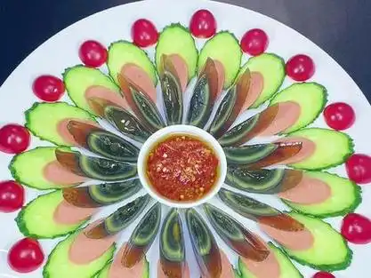 天热做上这道花开富贵凉拌菜太有面子,做法简单好看好吃10秒学会#抖音