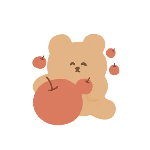 可爱熊手绘头像