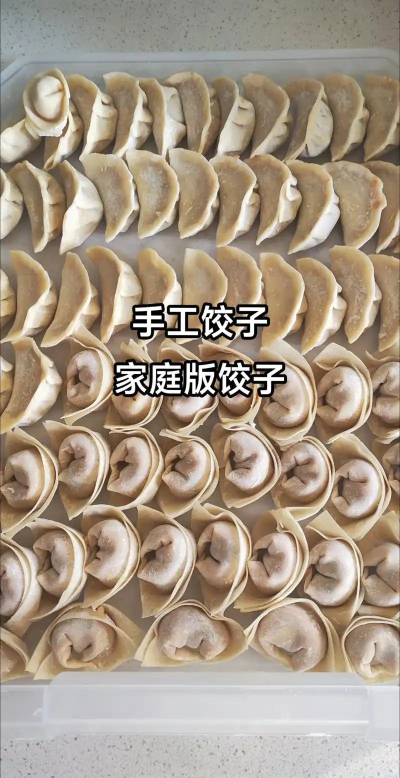 手工饺子,饺子馅,饺子家庭做法.好吃的饺子馅是饺子成功的关键 - 抖音