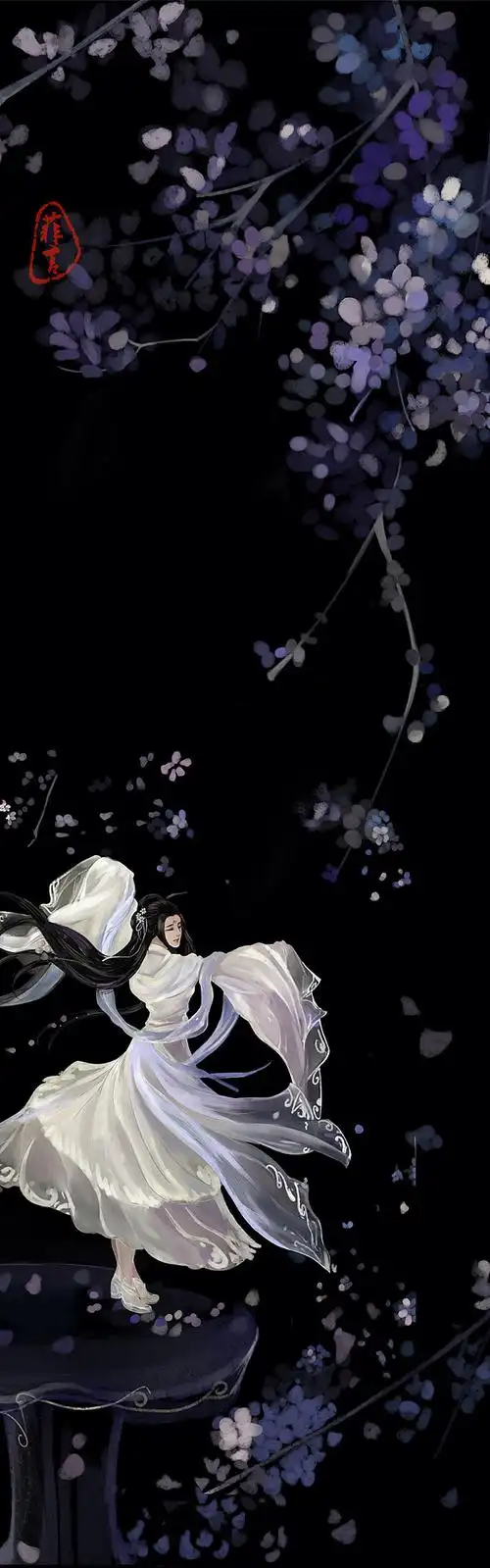 水墨古风板绘书签 - 原创作品 - 站酷(zcool)