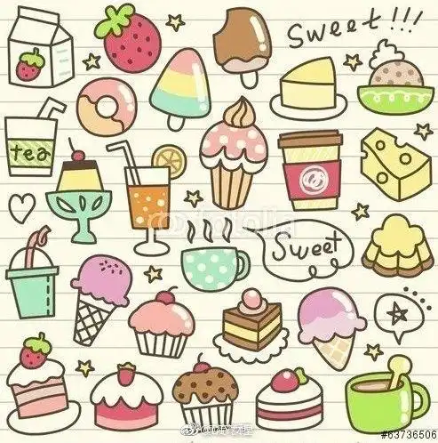 分享图片爱的简笔画手帐小素材合集马住,收藏这个帖子