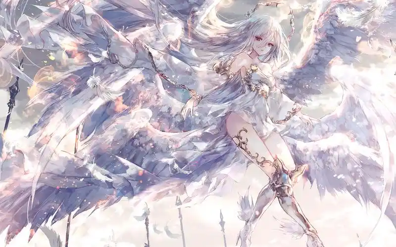 二次元插画美女图片桌面壁纸_性感高清二次元美女壁纸_三千图片网