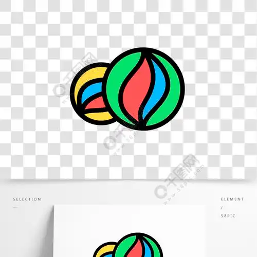 儿童节玩具玻璃球矢量图 模板免费下载_ai格式_1804像素_编号33645428