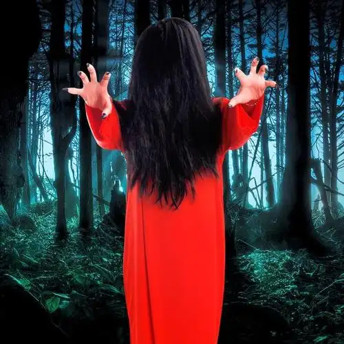 贞子cos服饰红衣女鬼衣服鬼新娘大人恐怖僵尸扮鬼吓人万圣节服装