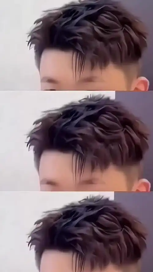 男士发型很方便打理摩根烫烫完发量翻一番