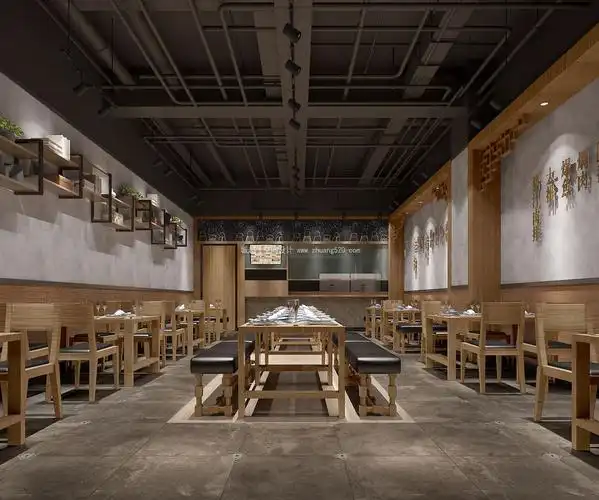上海面馆设计装饰效果图