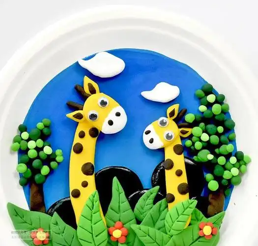 儿童创意黏土画(轻黏土手工创意课程我的)(10)