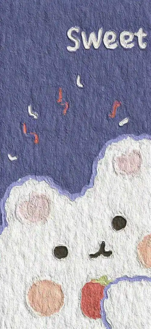 可爱的油画壁纸