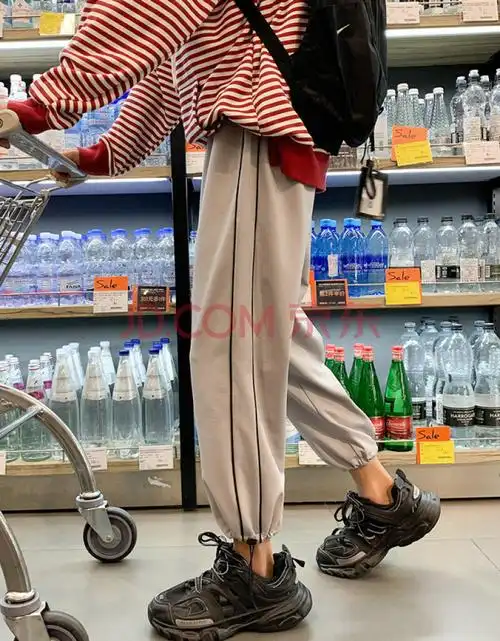 2020网红裤子男九分裤抖音ins潮牌直筒阔腿裤b坠感男生休闲潮流 灰色