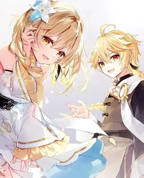 原神 空荧 侵删 - 堆糖,美图壁纸兴趣社区