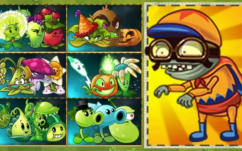 pvz 2 挑战 - 随机 19 团队 03 植物 对抗 99 个马戏团小鬼僵尸 - 谁