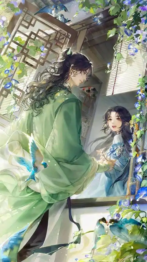 古风cp系列:《遇见逆水寒》壁纸赏析_动漫