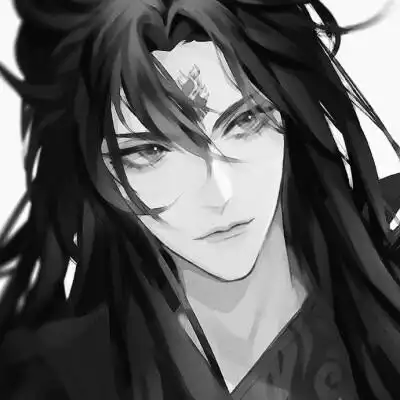 侠客头像男生古风黑白图片_男生动漫头像_头像屋