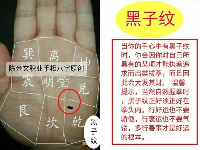 手相纹理:揭露"黑子纹"的奥秘!