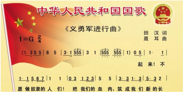 撤销1978年3月5日通过的填词国歌,并恢复由田汉作词,聂耳作曲的《义勇