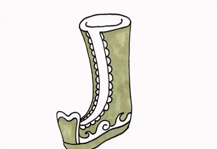 古代鞋子画法日常用品简笔画简笔画大全