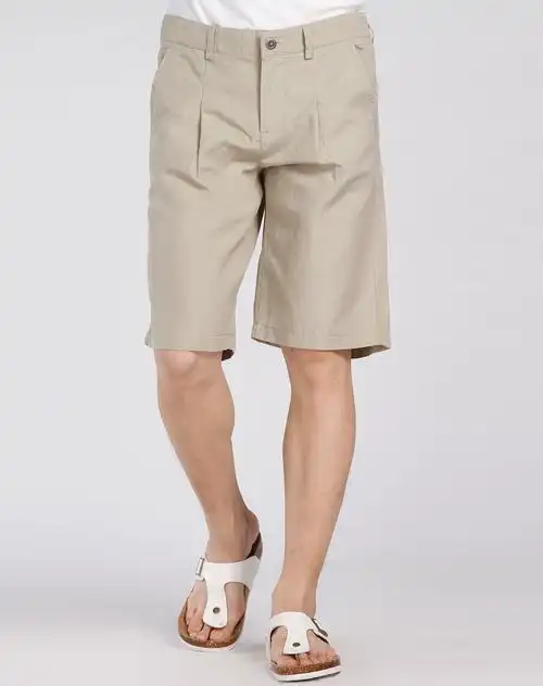 asobio-男士专场卡其色休闲短裤