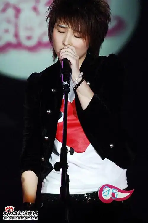 影音娱乐 音乐 2006超级女声专题 正文厉娜深情演绎面部表情丰富