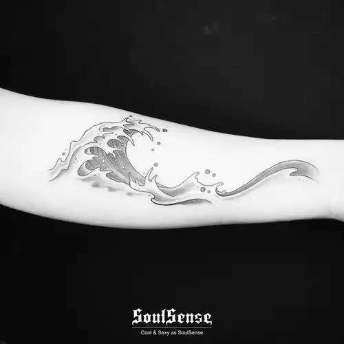 soulsense纹身海浪纹身让你的思绪更加宽阔