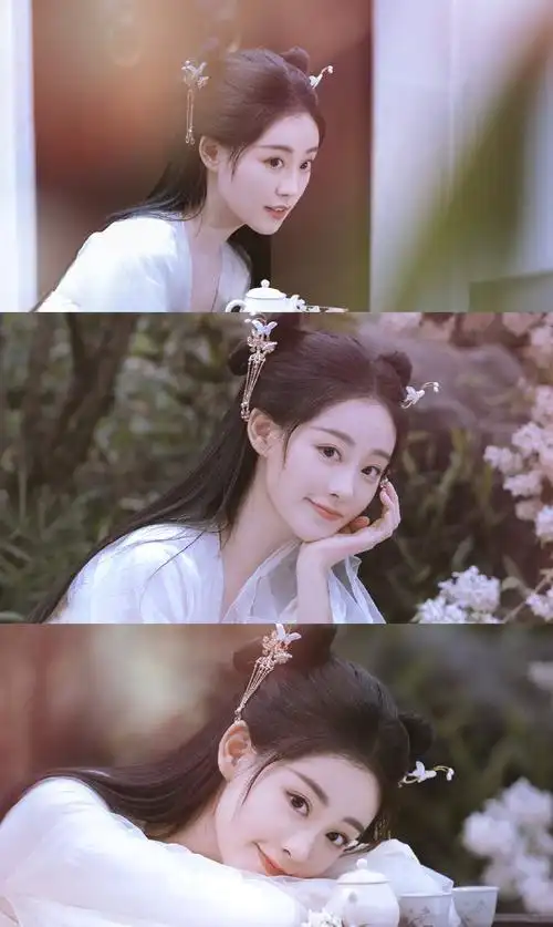 祝绪丹晒遇龙流萤剧照##祝绪丹轻纱古风造型