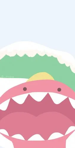 画的一组小恐龙和小怪兽壁纸(微博:_magua)