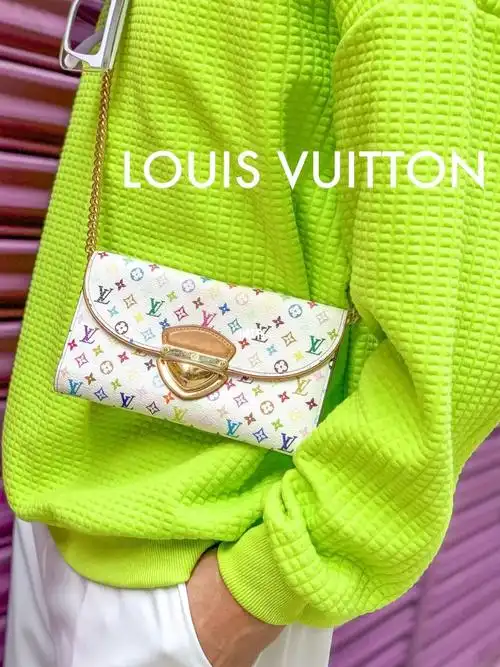 好物分享:【lv 白三彩钱包】90