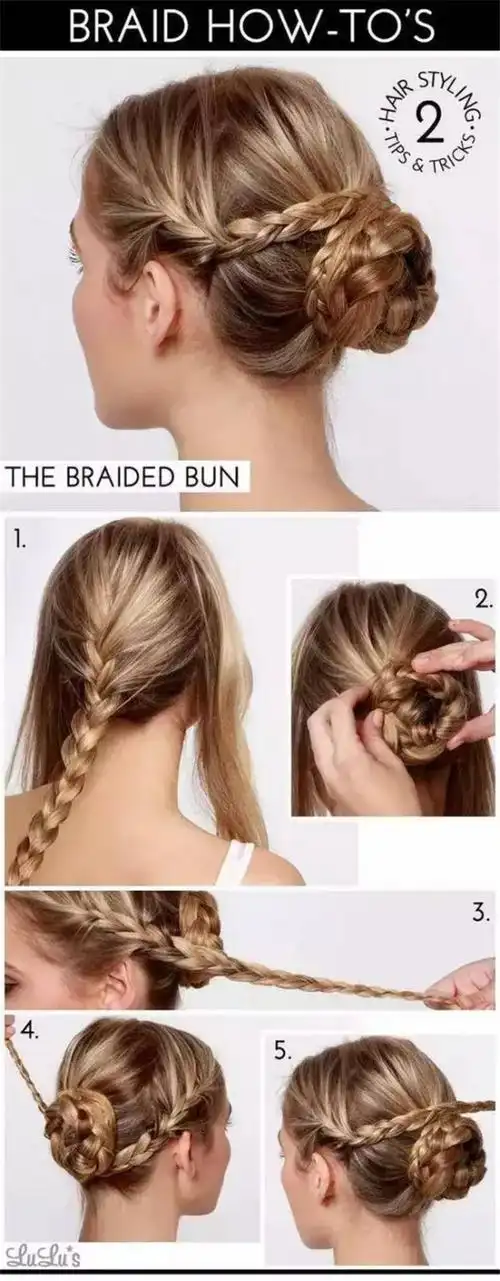 大家都想要的简单又俏丽的时尚盘发教程