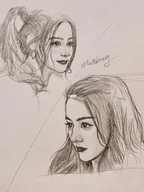 铅笔画  #画画的日常  #画画  #素描头像  #手绘  #明星  #迪丽热巴