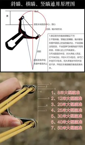 先锋连金属弹弓高硬度卡球反曲传统弹弓带皮筋非实木户外 不锈钢水滴