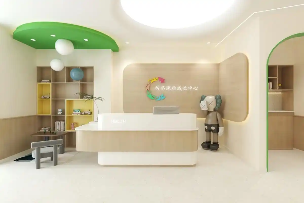 托管 #教育培训机构 #店面装修效果图 [烟花]彼芯课后成 - 抖音