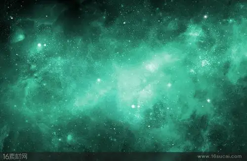 唯美蓝绿色渐变海报素材高清图片