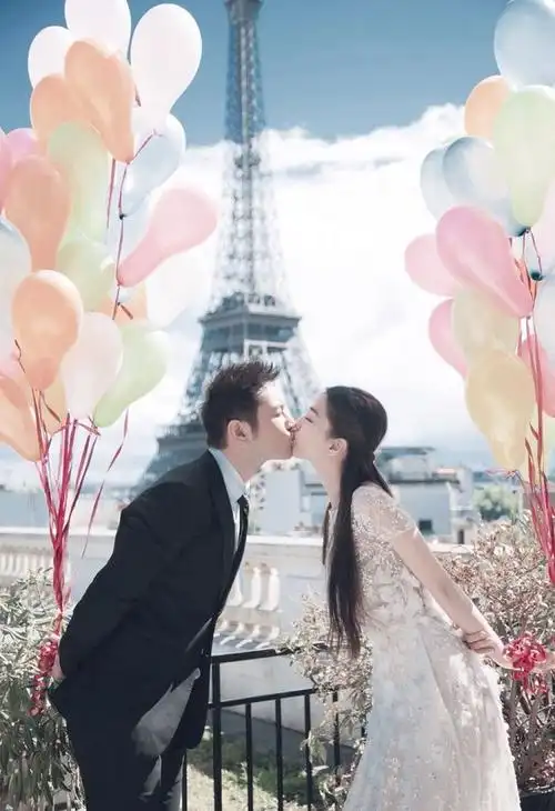 黄晓明&angelababy杨颖大婚】壁纸 明星 帅哥 美女 男神 女神 婚纱