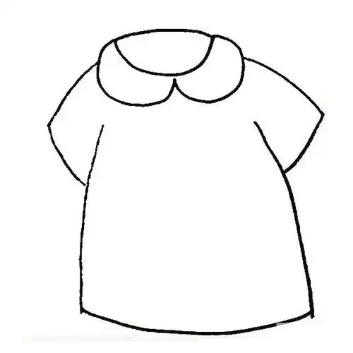 衣服 儿童学画衣服教程简笔画