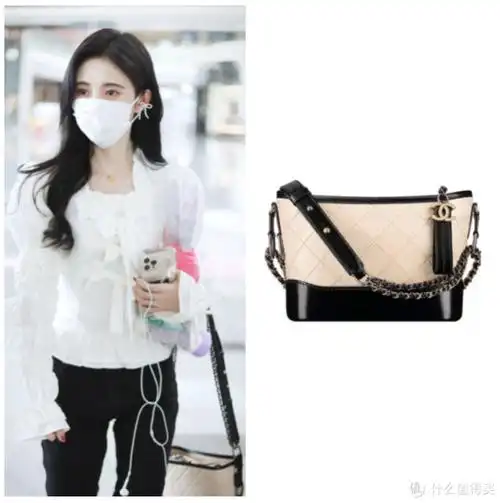 官网售价:31500元香奈儿流浪包1文近期的同款包包～小个子女星背啥包?