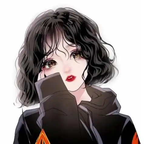 微信女生卷发卡通头像女生 卡通头像图片大全 -【爱个性】