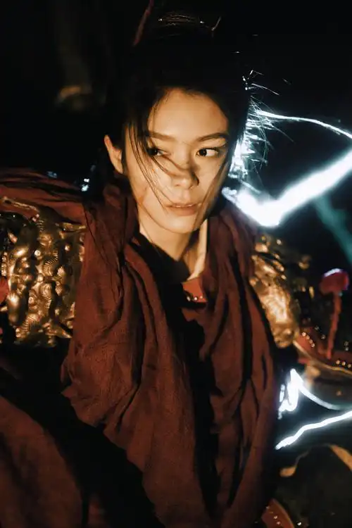 傅菁女将军造型#吗呀战损高马尾红衣…我的最爱…请问谁速速来给篙技