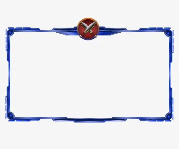 游戏提示 边框 现代风