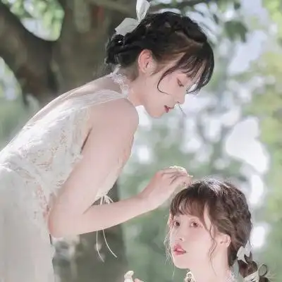 好看又仙气的闺蜜头像两人闺蜜姐妹头像可爱小清新