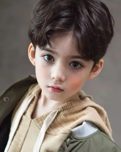 睫毛精本精6岁激萌混血正太高颜值让老阿姨们大呼超可爱