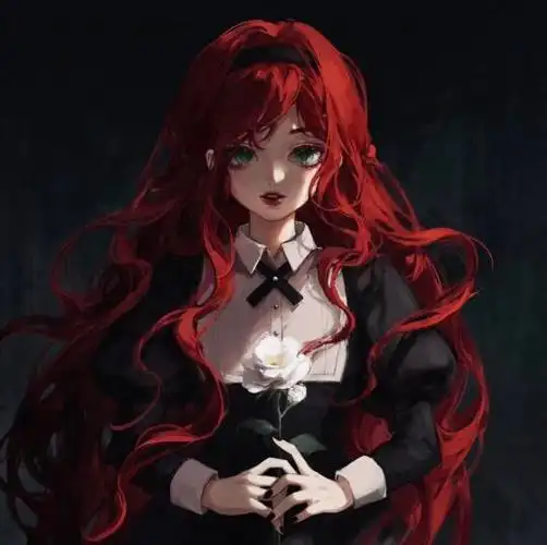 暗黑系动漫情侣头像