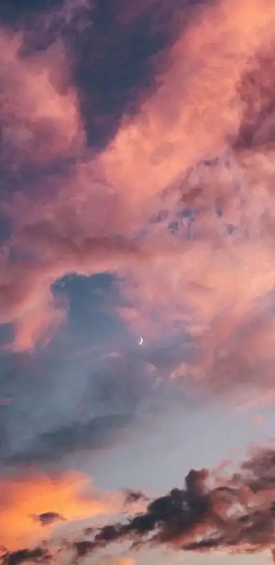 壁纸 粉色 星空