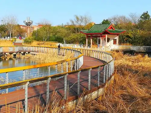 河滨公园的初春