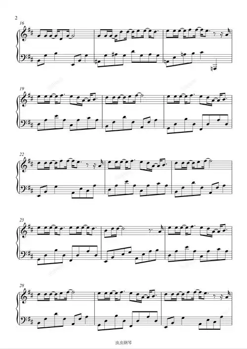 周杰伦《千里之外》原调简谱 - 曲谱歌词网