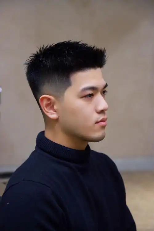 发质不好平时只能剪圆寸,而且不会打理发型的男生快去get这款发型,又