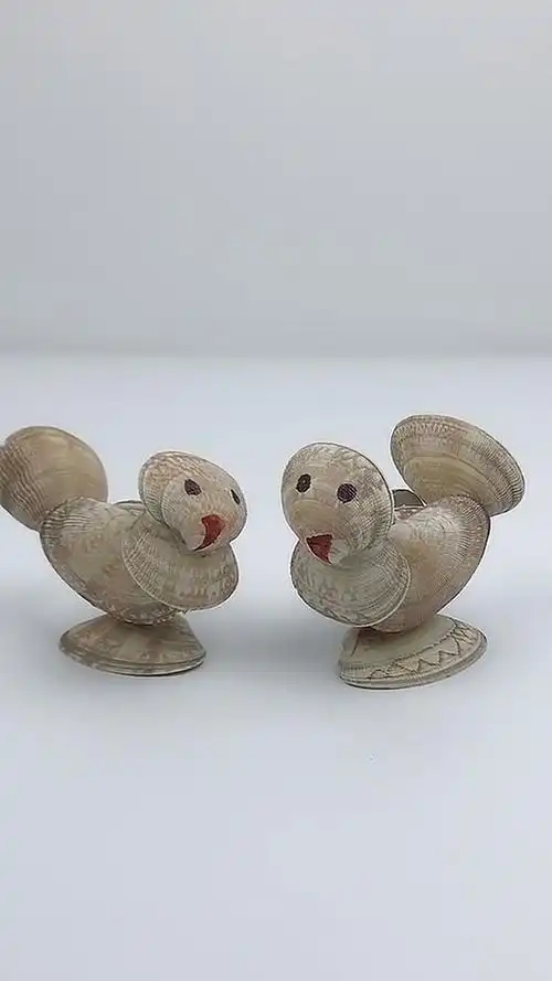 废物利用#上个花甲壳摆件大家都很喜欢,这次再来一个,你们觉得怎么样