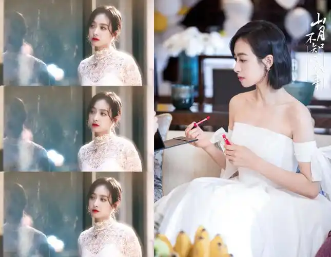 宋茜穿婚纱##他其实没有那么爱你海报