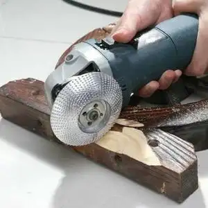 角磨机木头磨光片木工打磨塑型刺盘用硬圆磨轮修磨刀抛光轮角磨茶